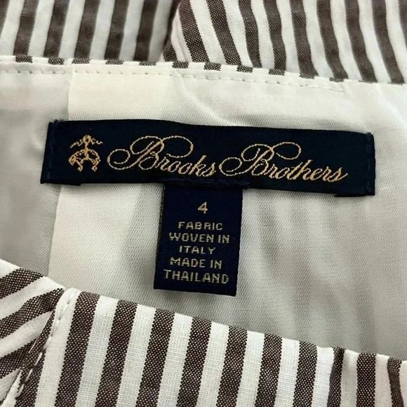 Brooks Brothers  Striped Pencil Skirt - Picture 9 of 11